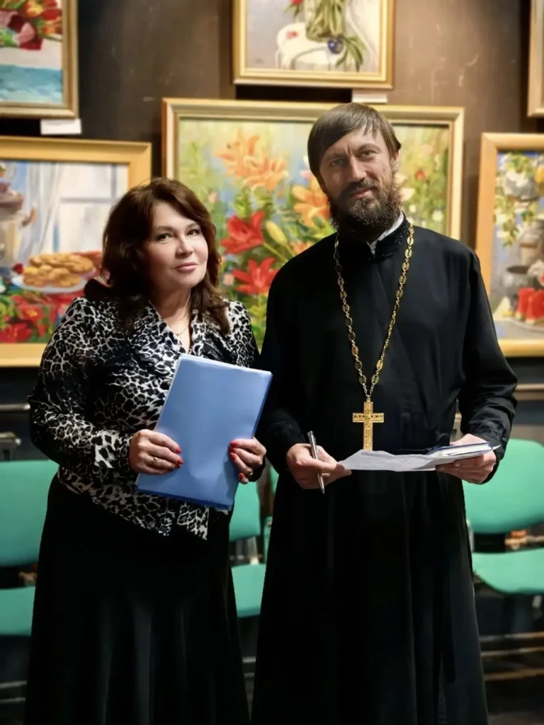 Директор воскресной школы встретился с заведующей молодёжным клубом «Нео»